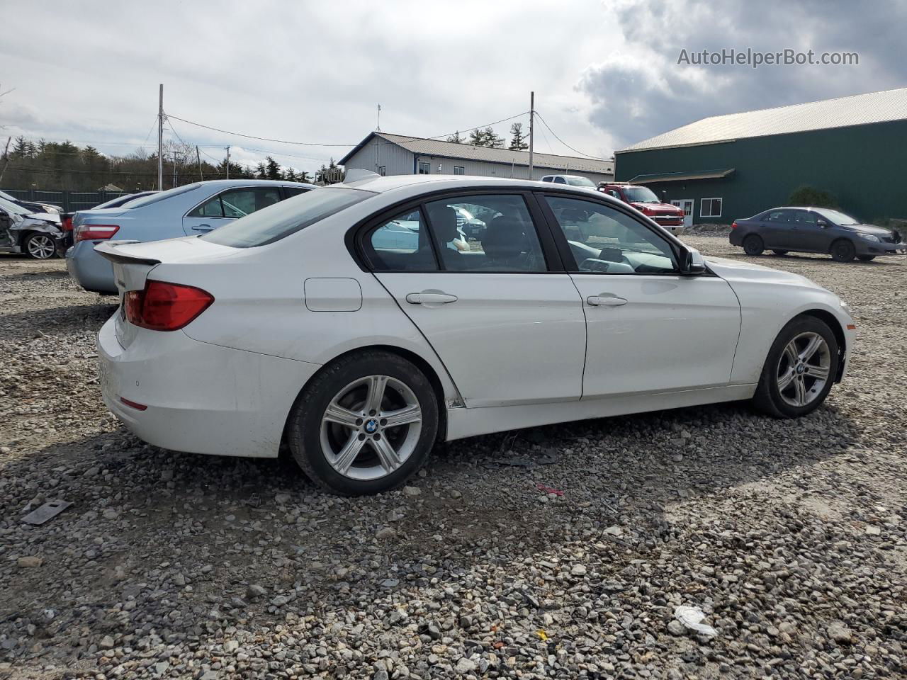 2015 Bmw 320 I Xdrive White vin: WBA3C3C59FK201905