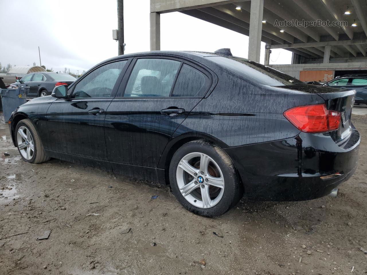 2015 Bmw 320 I Xdrive Black vin: WBA3C3C59FK202777