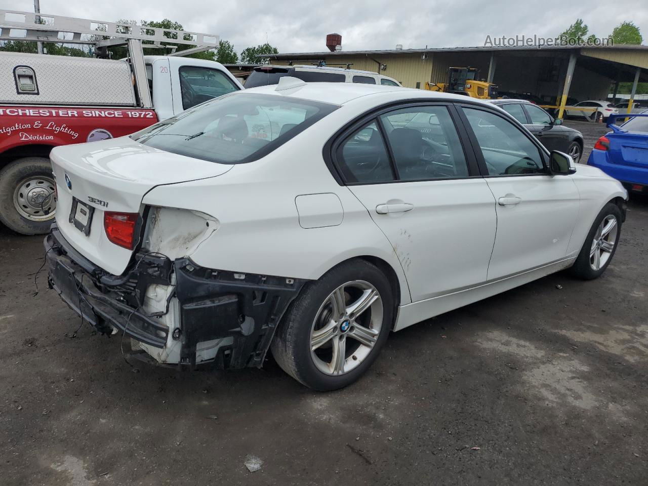 2015 Bmw 320 I Xdrive White vin: WBA3C3C59FK203377