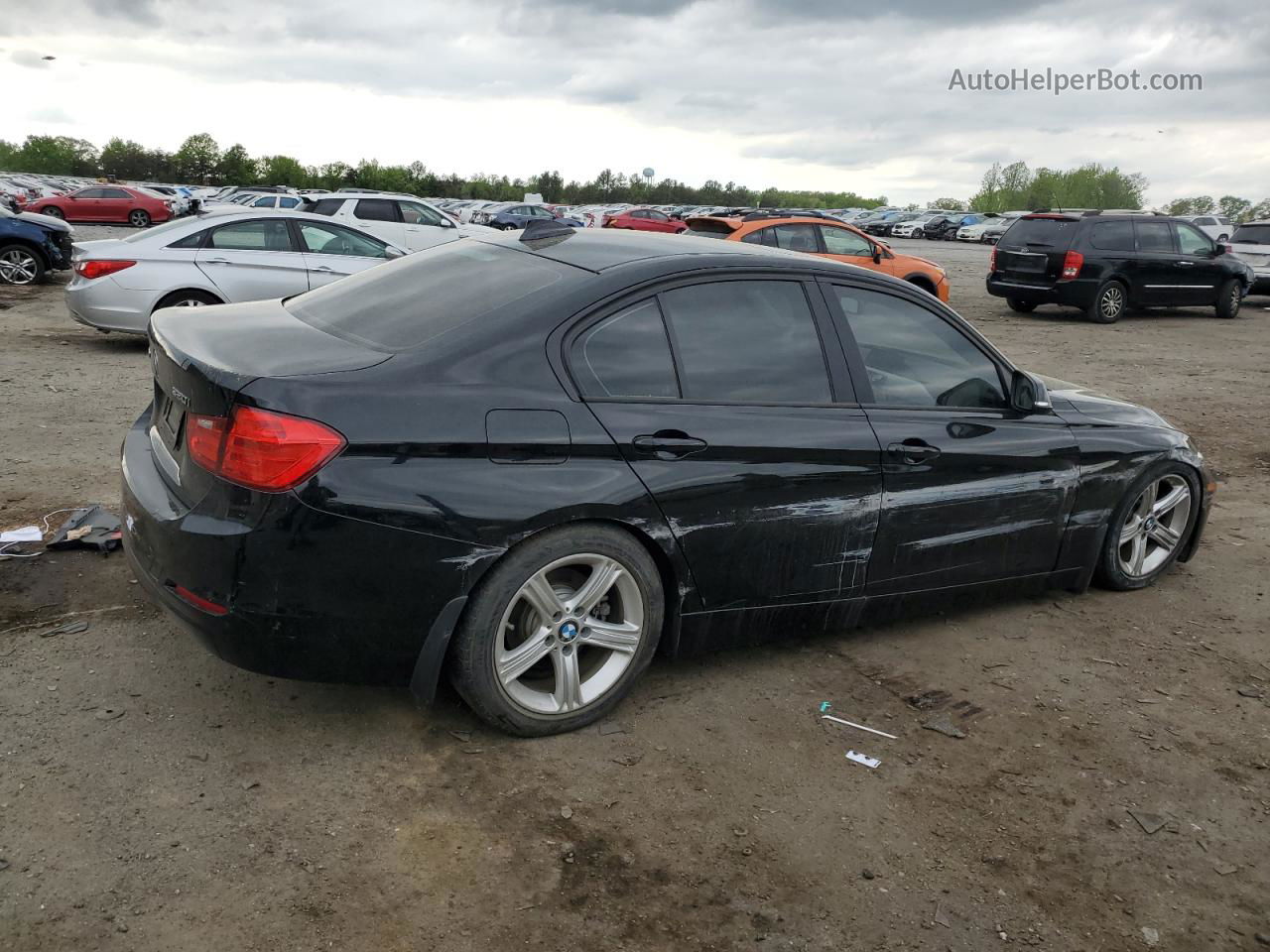 2015 Bmw 320 I Xdrive Black vin: WBA3C3C59FP663061