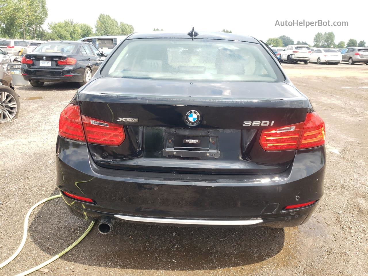 2013 Bmw 320 I Xdrive Черный vin: WBA3C3C5XDF146659