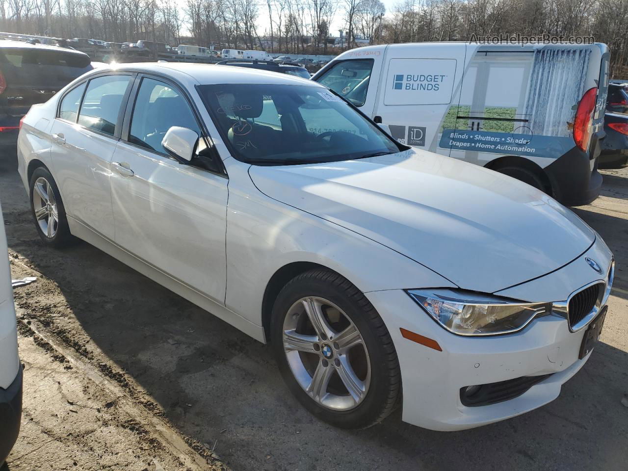 2013 Bmw 320 I Xdrive White vin: WBA3C3C5XDF981516