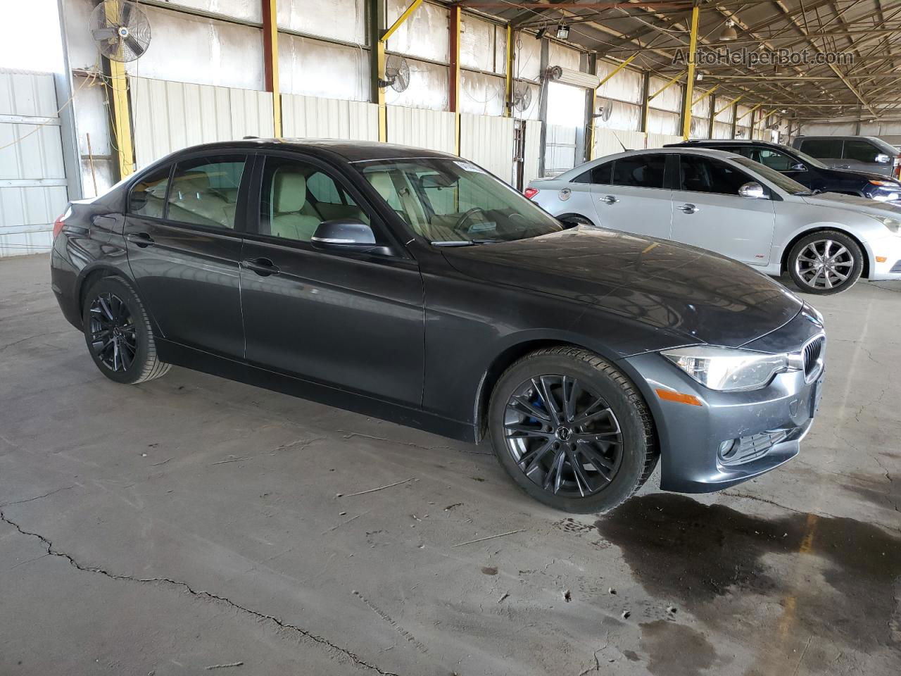 2013 Bmw 320 I Xdrive Gray vin: WBA3C3C5XDF983069