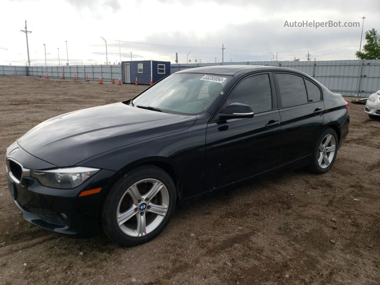 2015 Bmw 320 I Xdrive Black vin: WBA3C3C5XFP664574