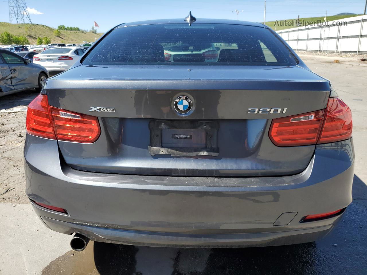 2015 Bmw 320 I Xdrive Charcoal vin: WBA3C3C5XFP665059