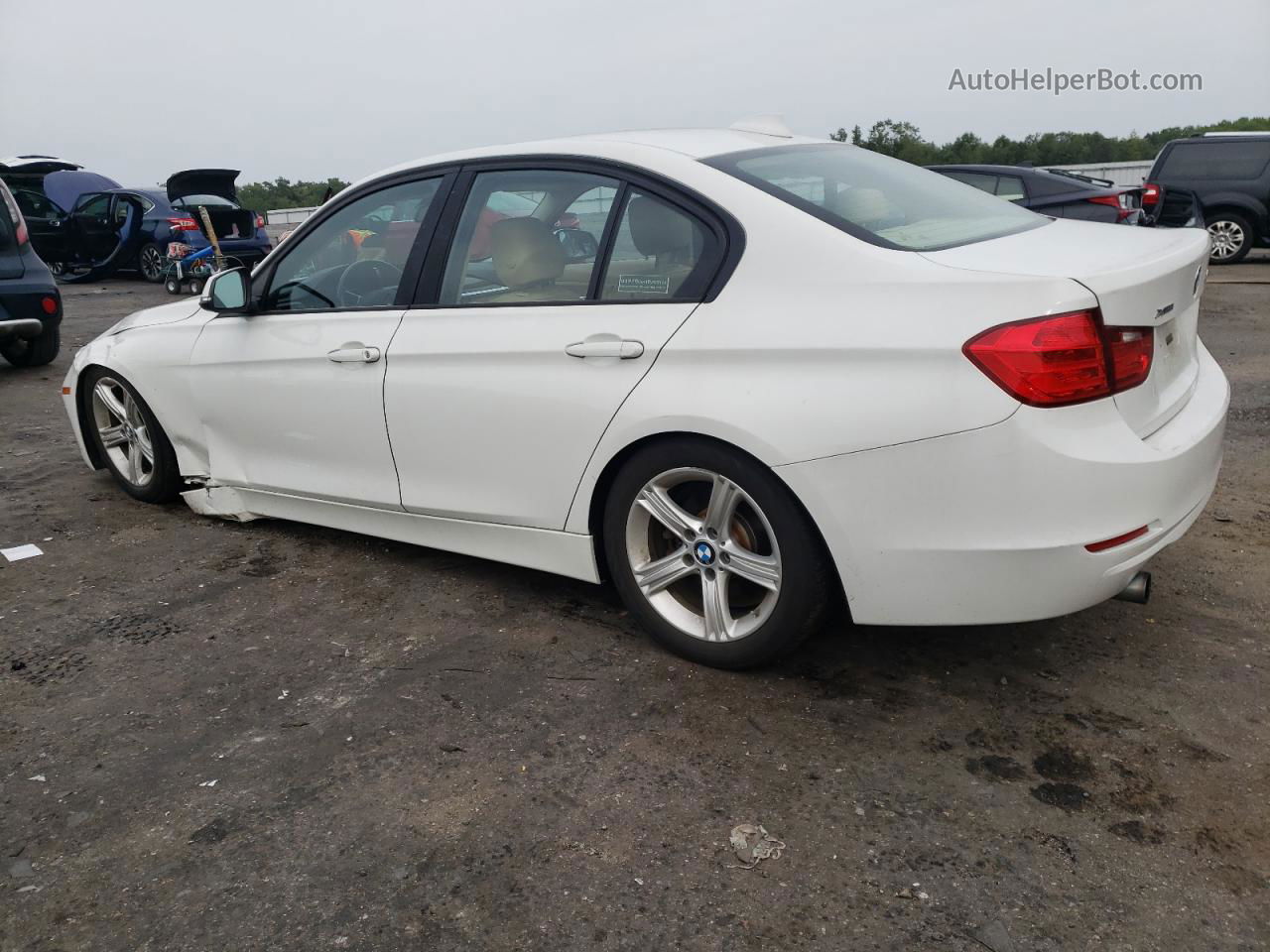 2014 Bmw 320 I Xdrive White vin: WBA3C3G50ENR25411