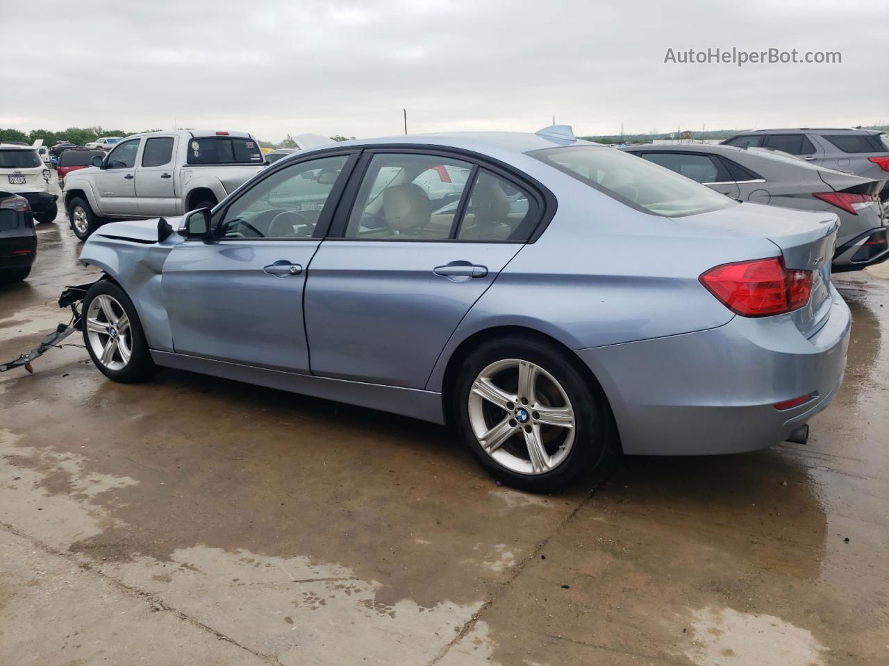 2014 Bmw 320 I Xdrive Blue vin: WBA3C3G50ENS68285