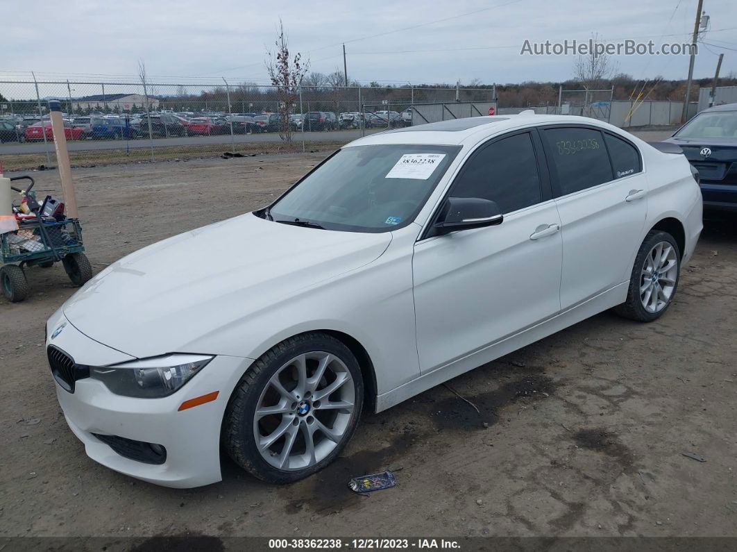 2015 Bmw 320i Xdrive White vin: WBA3C3G50FNS74086