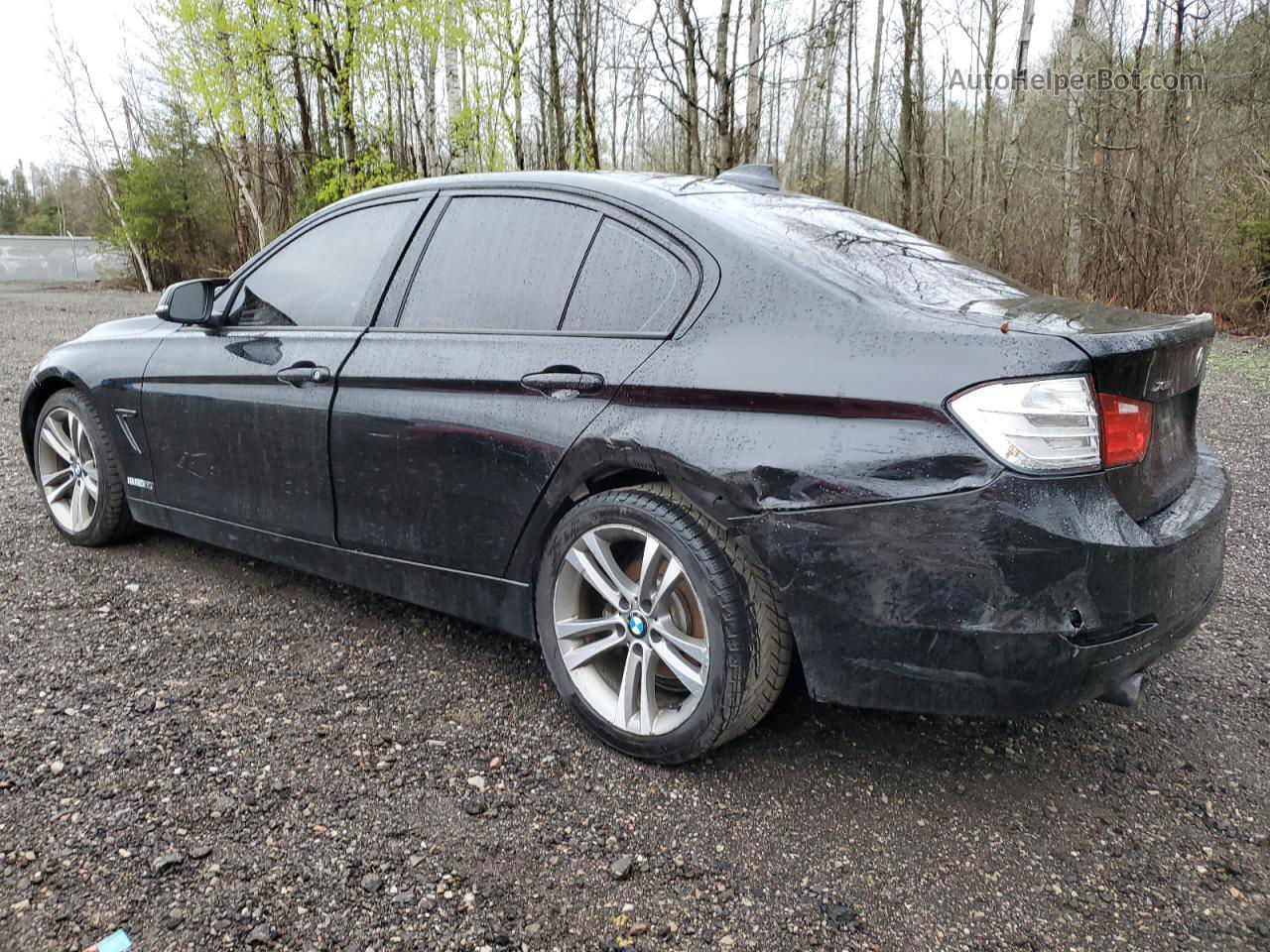 2015 Bmw 320 I Xdrive Black vin: WBA3C3G50FNS76694