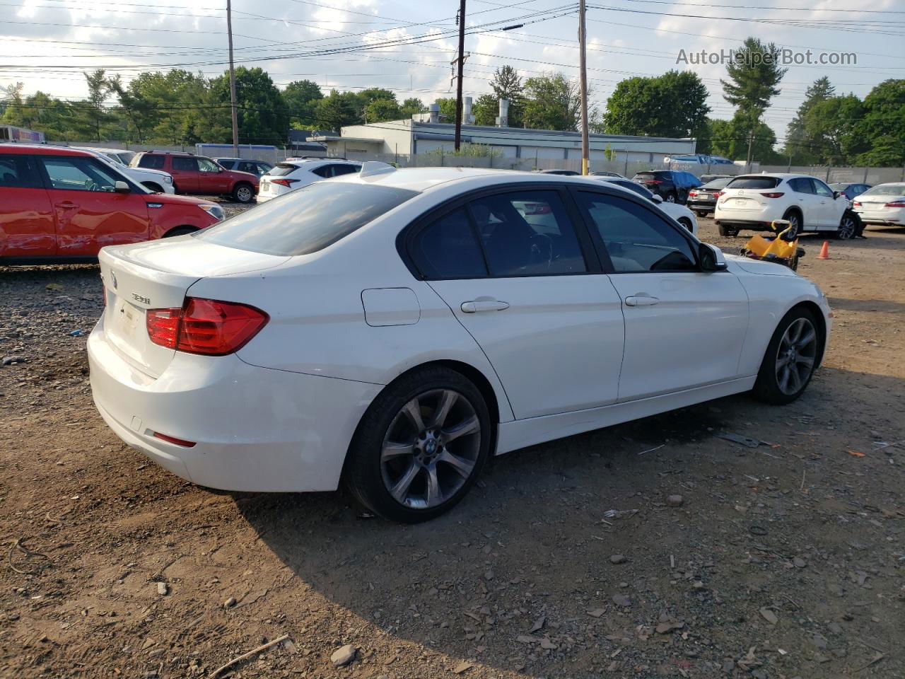 2014 Bmw 320 I Xdrive White vin: WBA3C3G51ENS67338