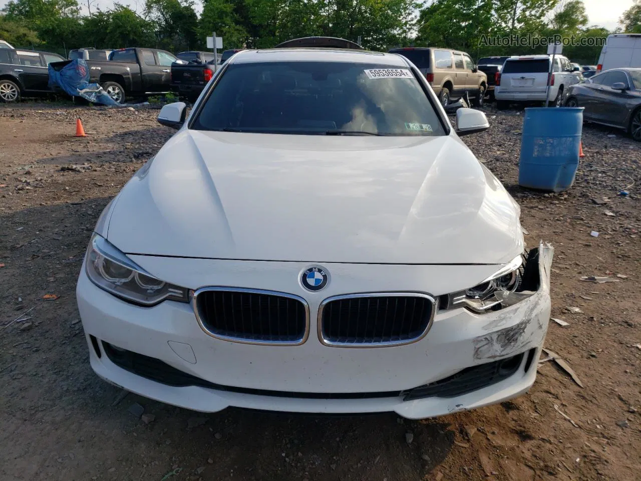 2014 Bmw 320 I Xdrive White vin: WBA3C3G51ENS67338