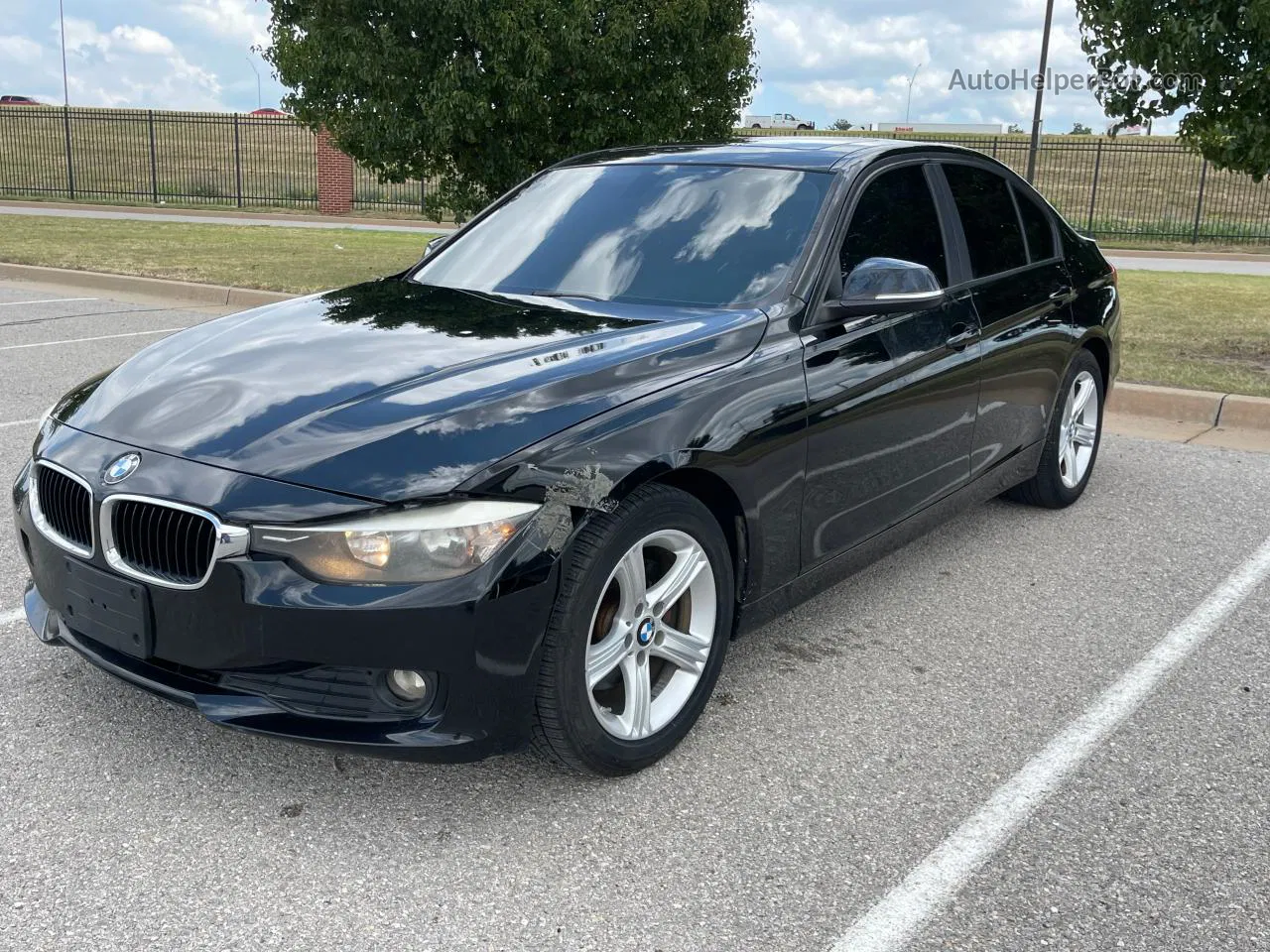 2014 Bmw 320 I Xdrive Black vin: WBA3C3G51ENS67694