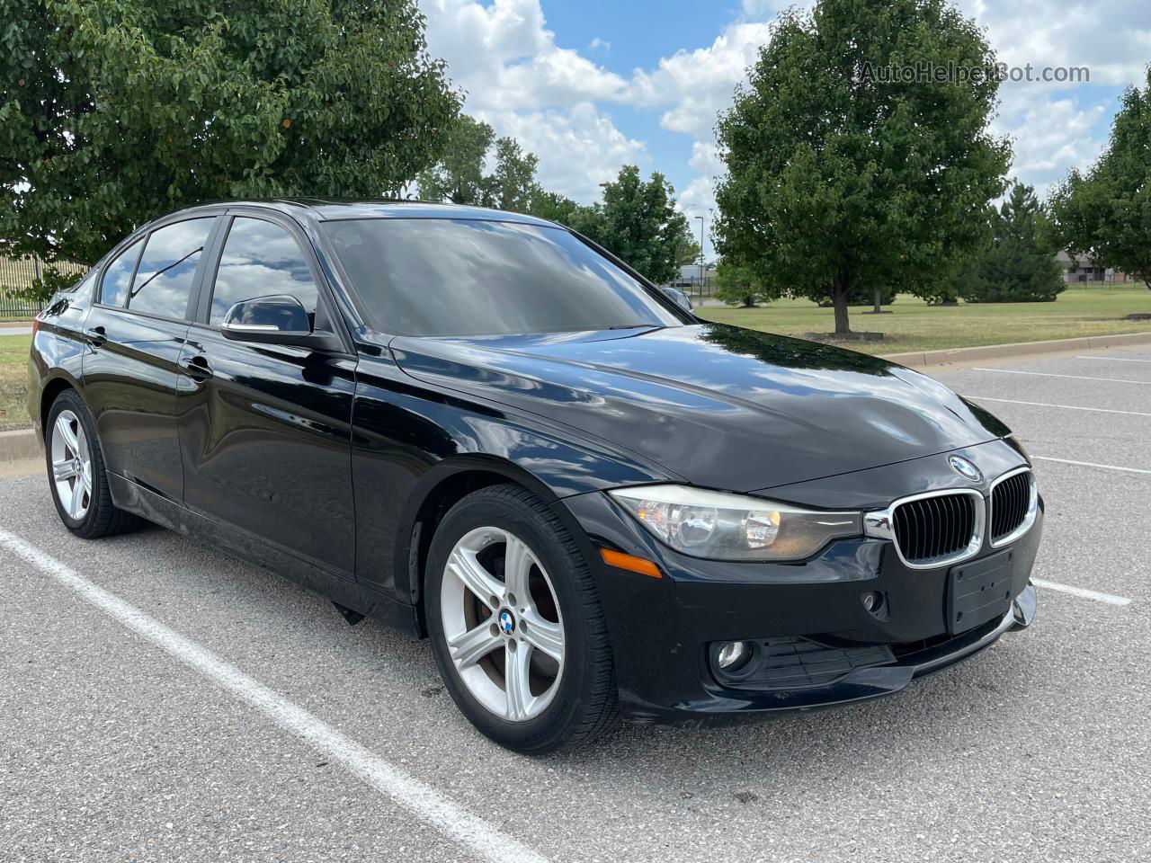 2014 Bmw 320 I Xdrive Black vin: WBA3C3G51ENS67694