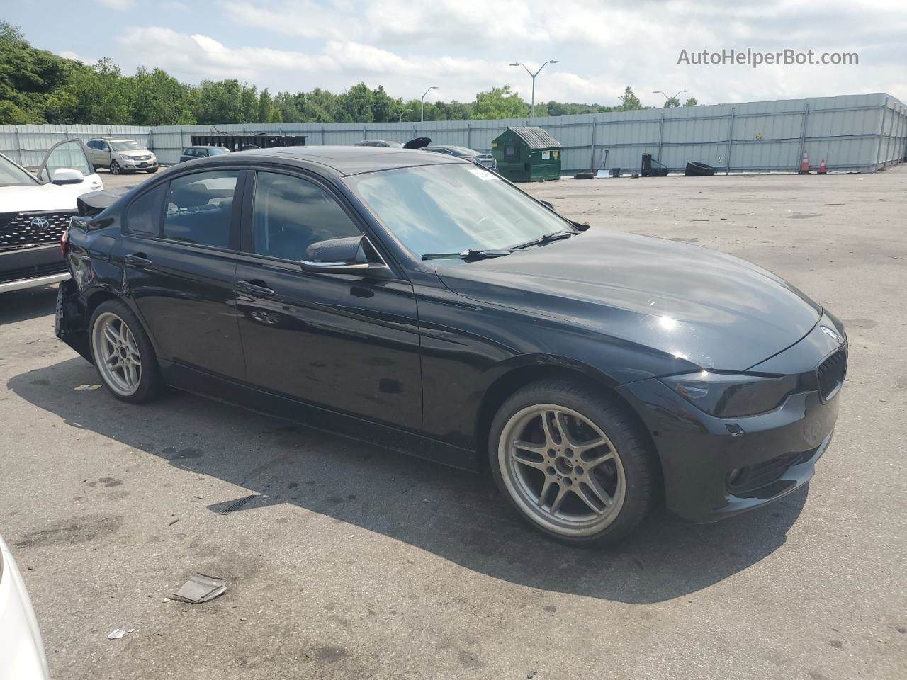 2015 Bmw 320 I Xdrive Black vin: WBA3C3G51FNS74968