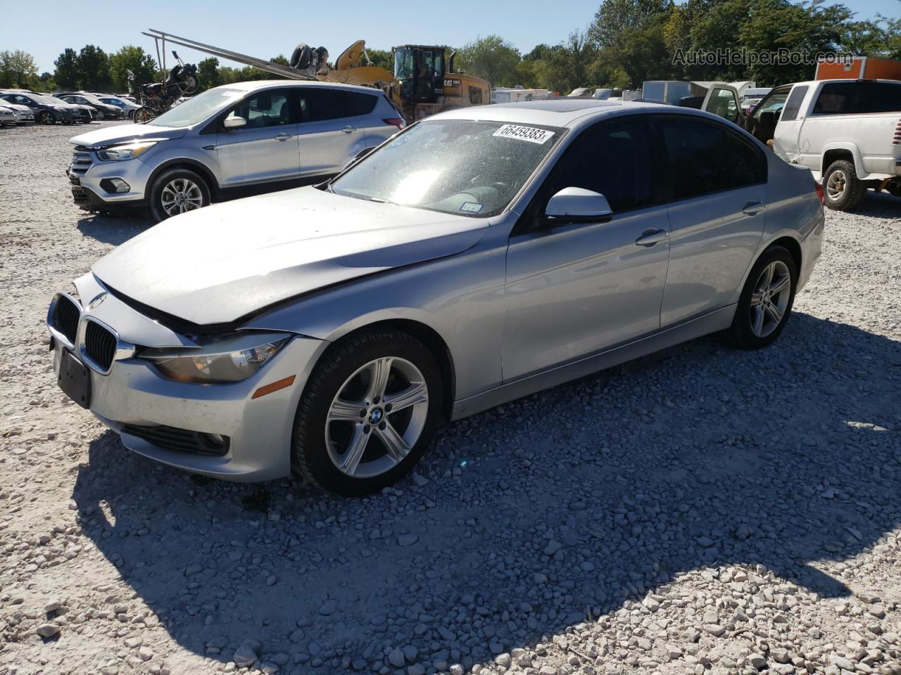 2015 Bmw 320 I Xdrive Silver vin: WBA3C3G51FNT52035