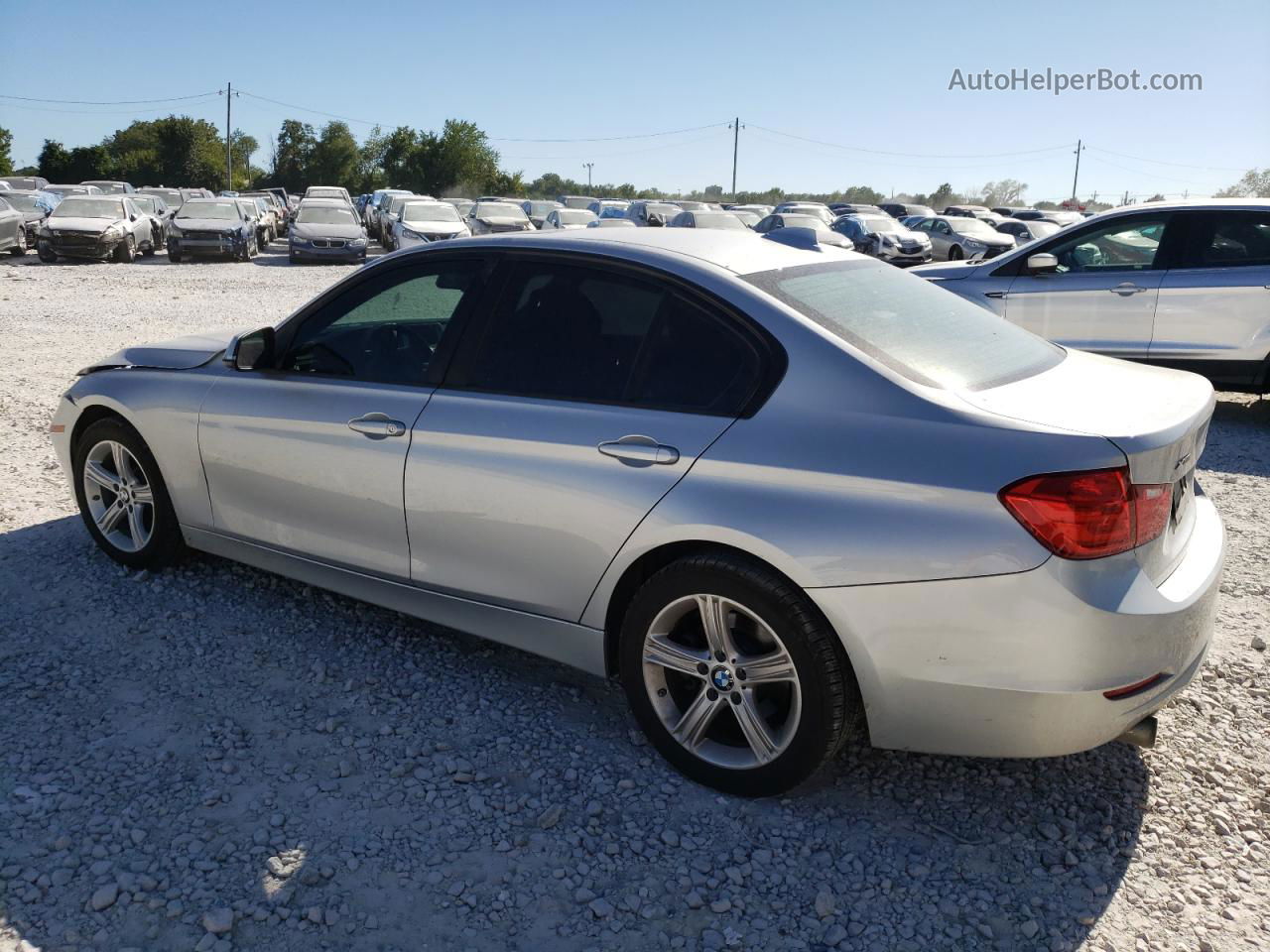 2015 Bmw 320 I Xdrive Silver vin: WBA3C3G51FNT52035