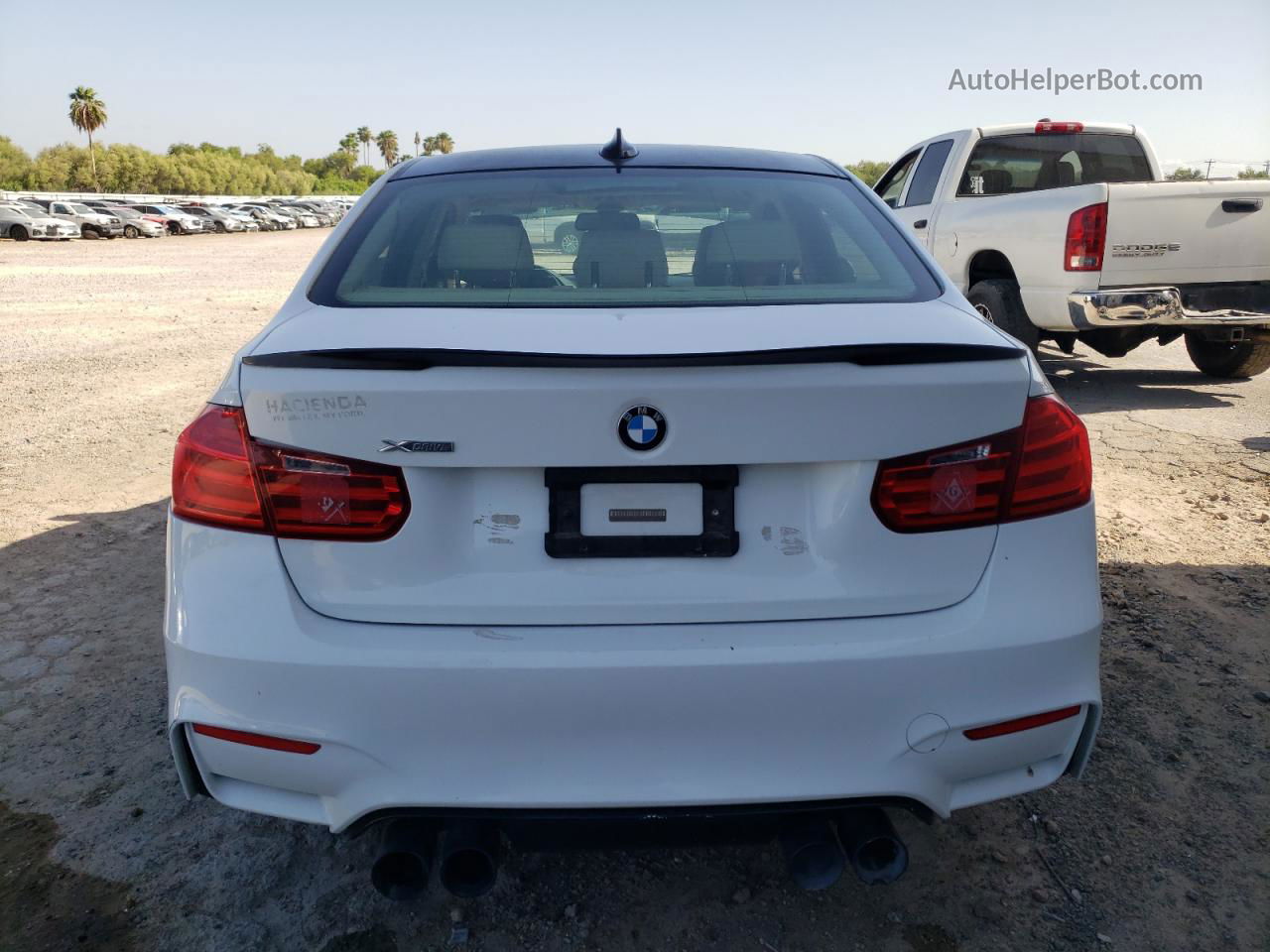 2014 Bmw 320 I Xdrive White vin: WBA3C3G52ENS67008