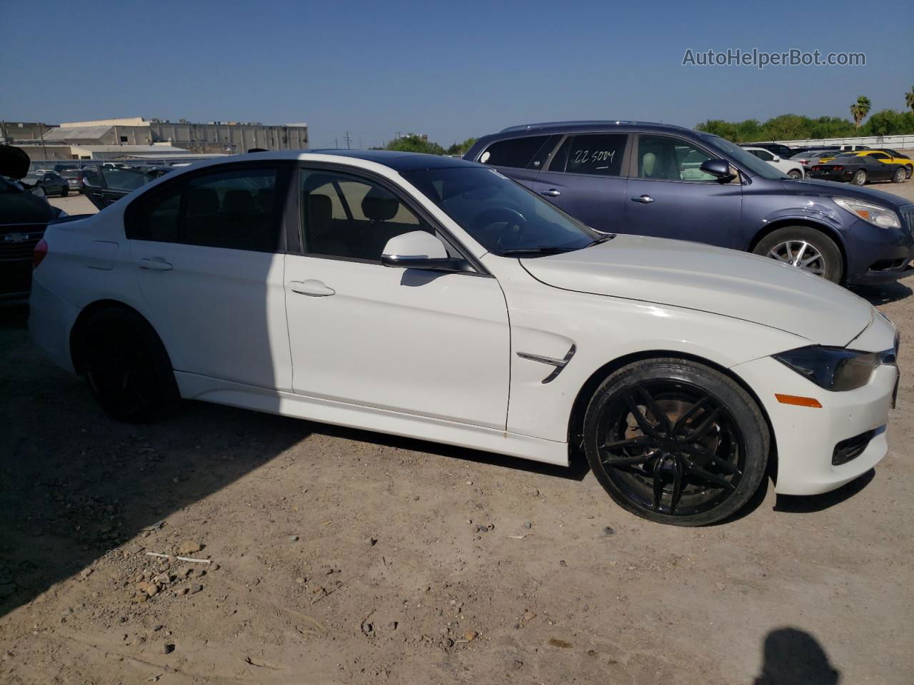 2014 Bmw 320 I Xdrive White vin: WBA3C3G52ENS67008