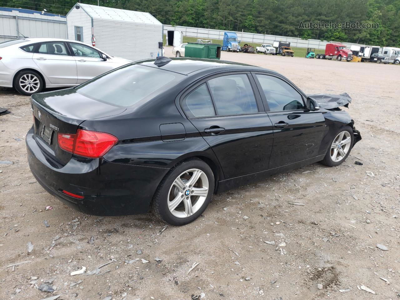 2014 Bmw 320 I Xdrive Black vin: WBA3C3G52ENS71723