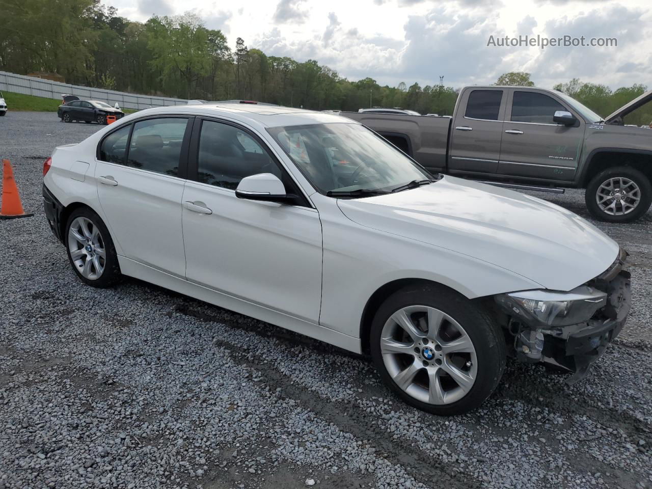 2015 Bmw 320 I Xdrive Белый vin: WBA3C3G53FNT52151