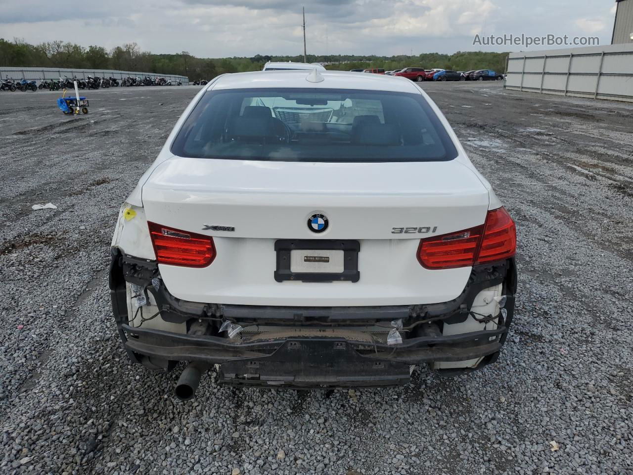 2015 Bmw 320 I Xdrive White vin: WBA3C3G53FNT52151