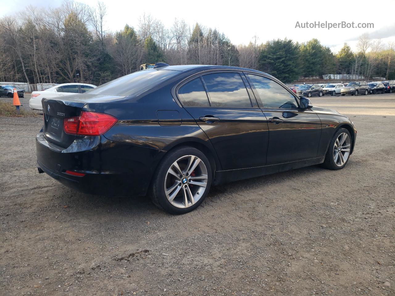 2015 Bmw 320 I Xdrive Black vin: WBA3C3G53FNT52862