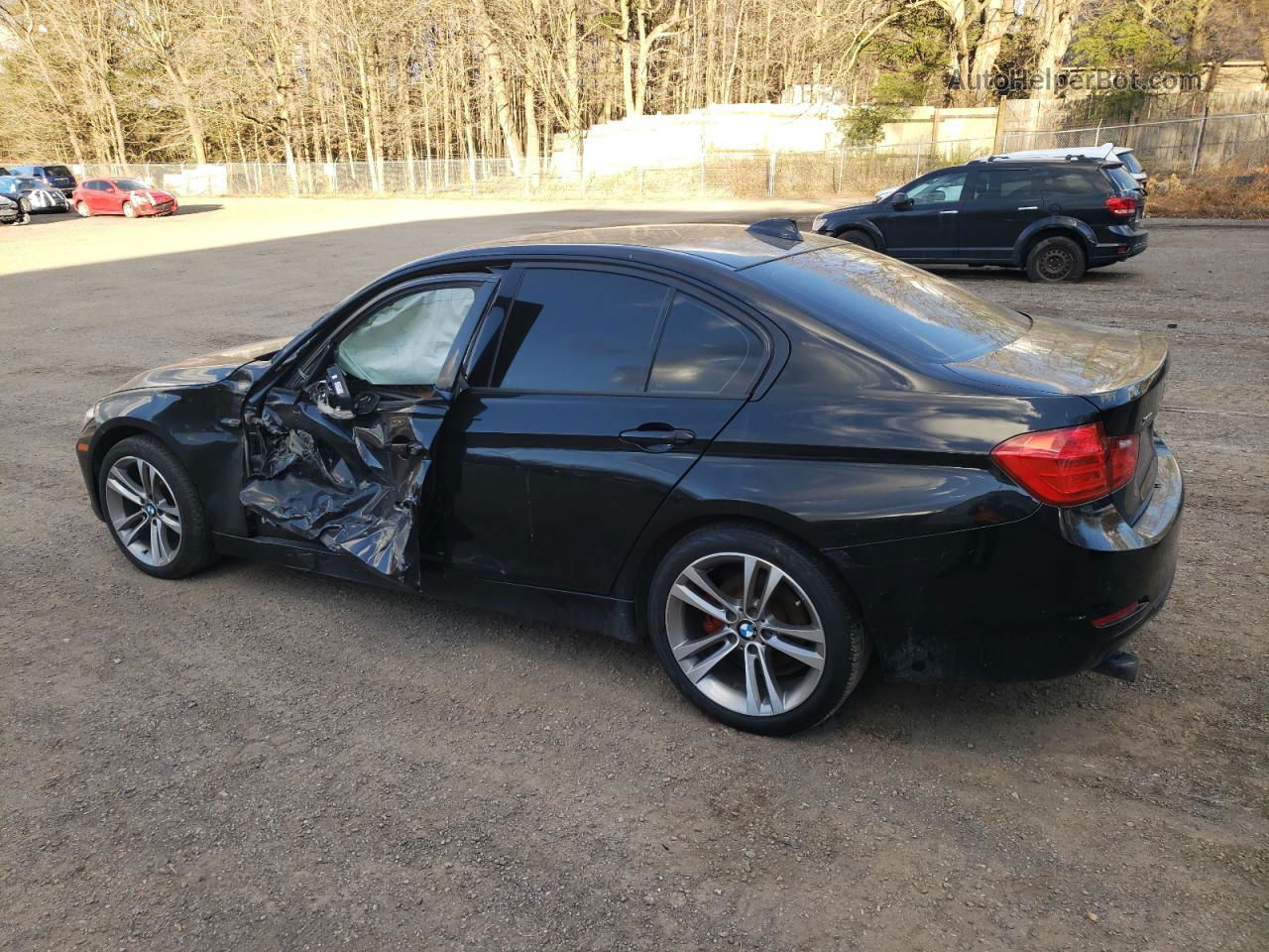 2015 Bmw 320 I Xdrive Black vin: WBA3C3G53FNT52862