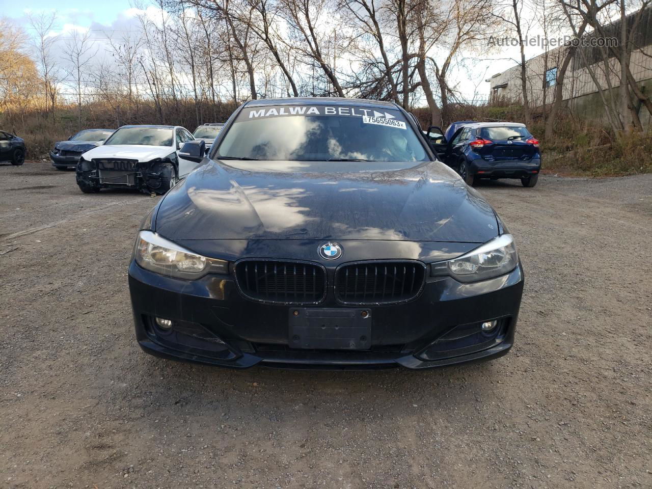 2015 Bmw 320 I Xdrive Black vin: WBA3C3G53FNT52862