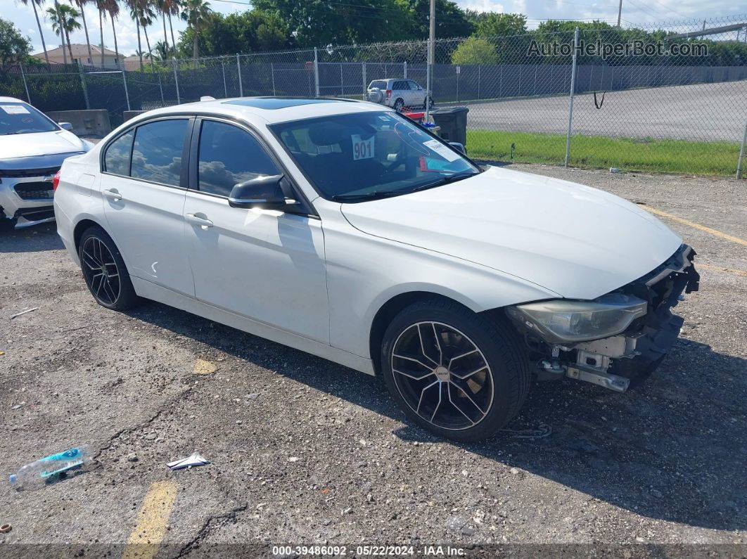 2014 Bmw 320i Xdrive White vin: WBA3C3G54ENR25184