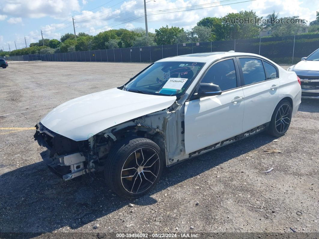 2014 Bmw 320i Xdrive White vin: WBA3C3G54ENR25184