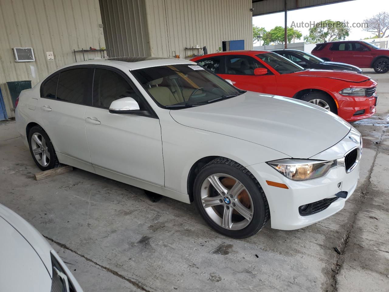 2014 Bmw 320 I Xdrive White vin: WBA3C3G54ENR25539