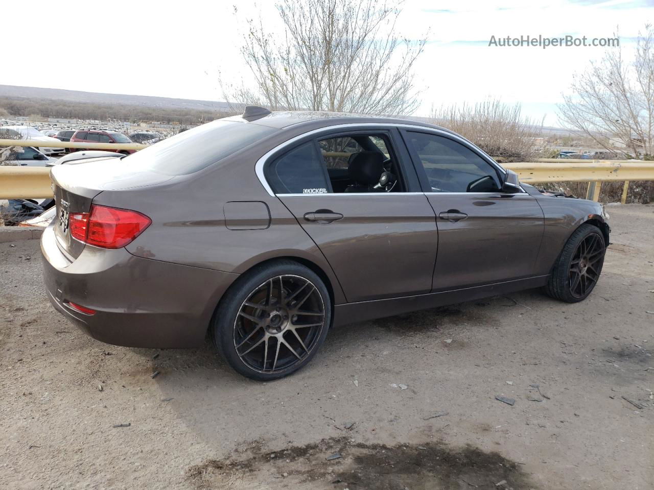 2015 Bmw 320 I Xdrive Brown vin: WBA3C3G54FNS75922