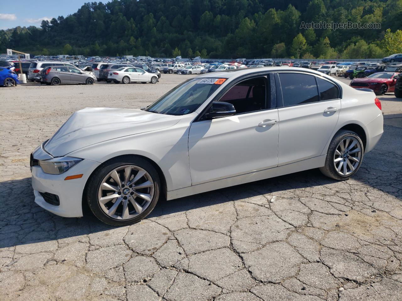 2015 Bmw 320 I Xdrive White vin: WBA3C3G54FNT51641