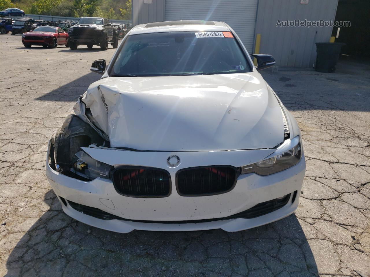 2015 Bmw 320 I Xdrive White vin: WBA3C3G54FNT51641