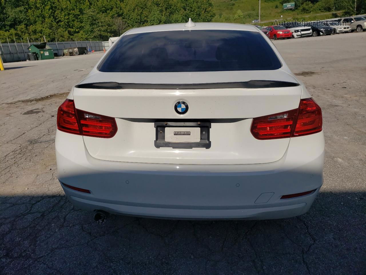 2015 Bmw 320 I Xdrive White vin: WBA3C3G54FNT51641