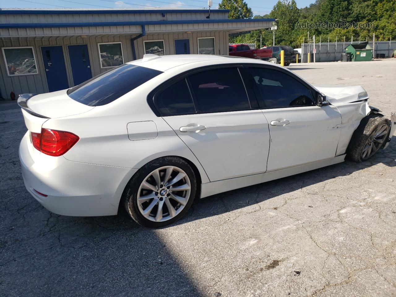 2015 Bmw 320 I Xdrive White vin: WBA3C3G54FNT51641