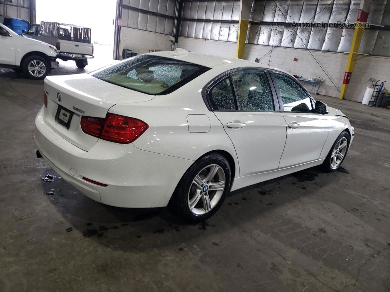 2015 Bmw 320 I Xdrive White vin: WBA3C3G54FNT52188