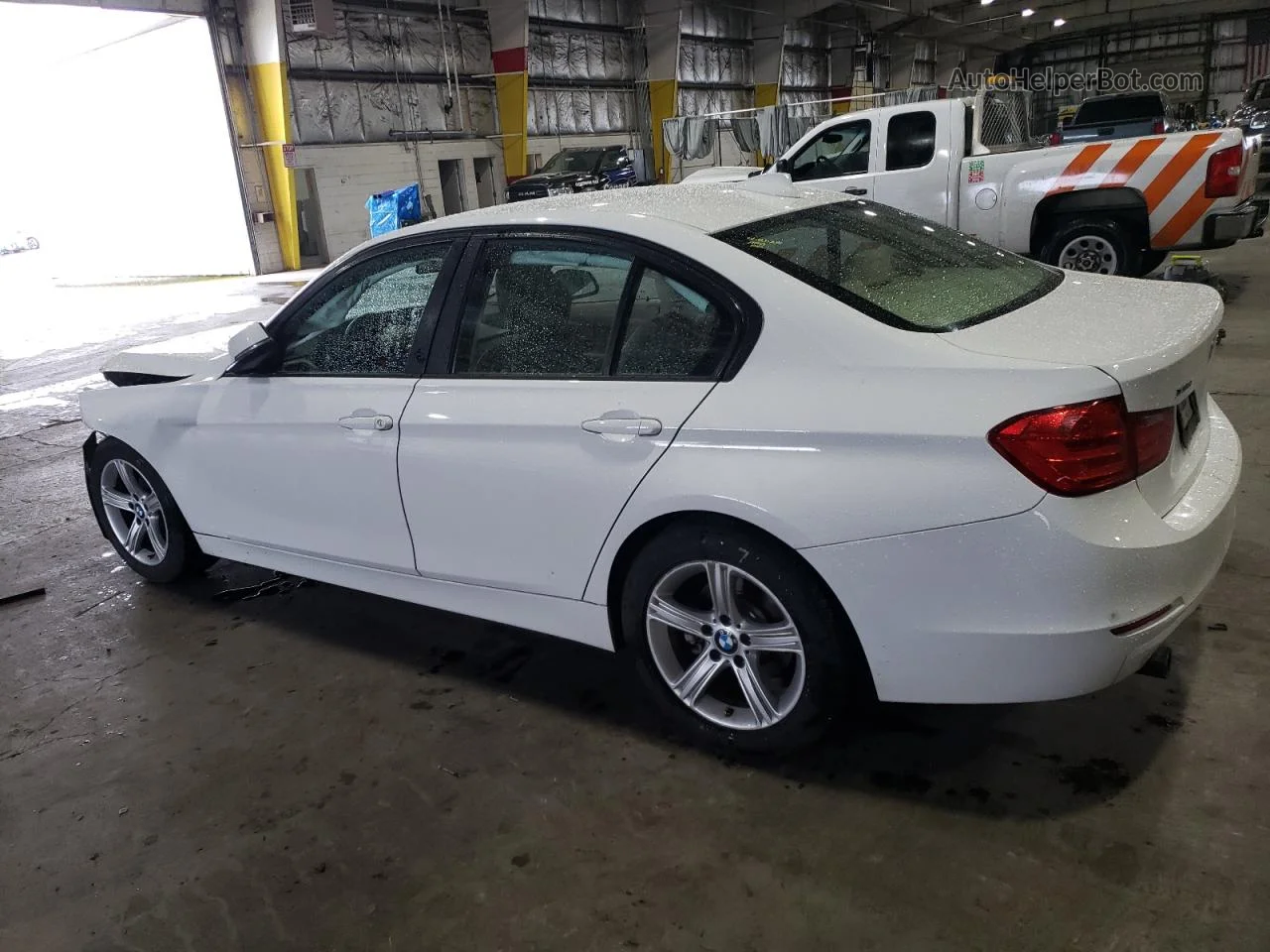 2015 Bmw 320 I Xdrive White vin: WBA3C3G54FNT52188