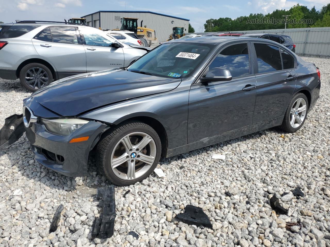 2014 Bmw 320 I Xdrive Gray vin: WBA3C3G55ENS72378