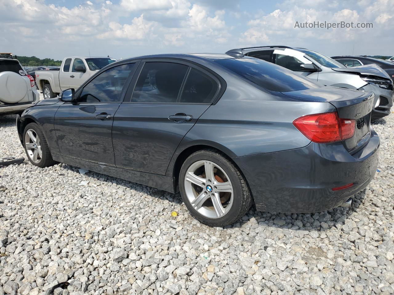 2014 Bmw 320 I Xdrive Gray vin: WBA3C3G55ENS72378