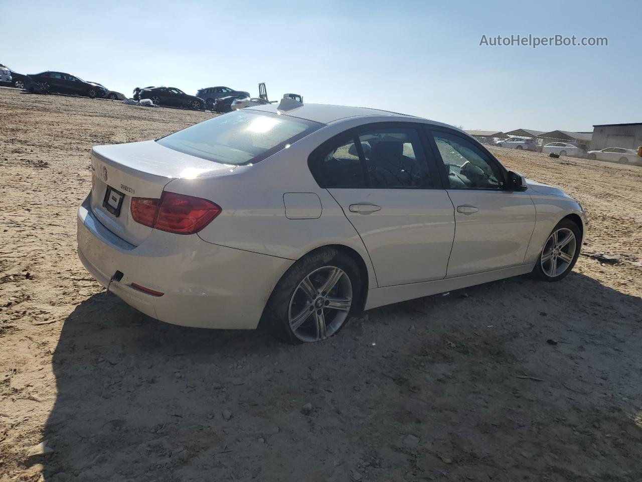 2015 Bmw 320 I Xdrive White vin: WBA3C3G55FNS73239