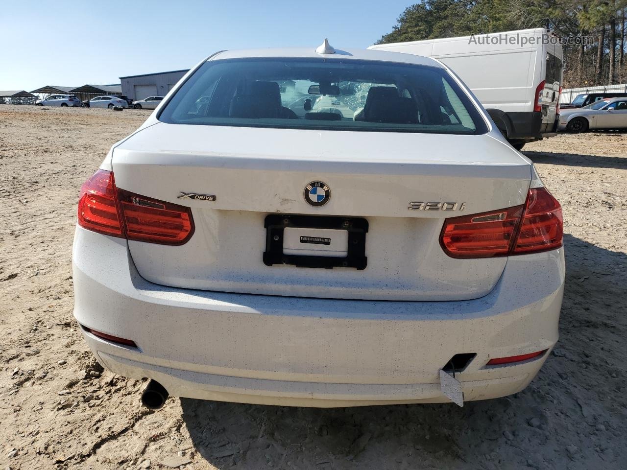 2015 Bmw 320 I Xdrive White vin: WBA3C3G55FNS73239