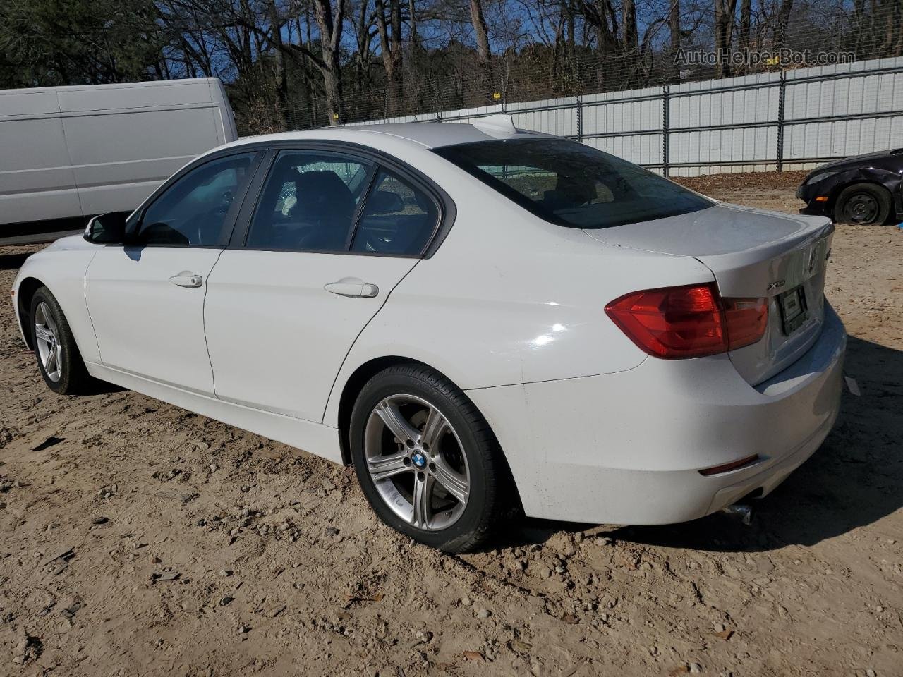 2015 Bmw 320 I Xdrive White vin: WBA3C3G55FNS73239