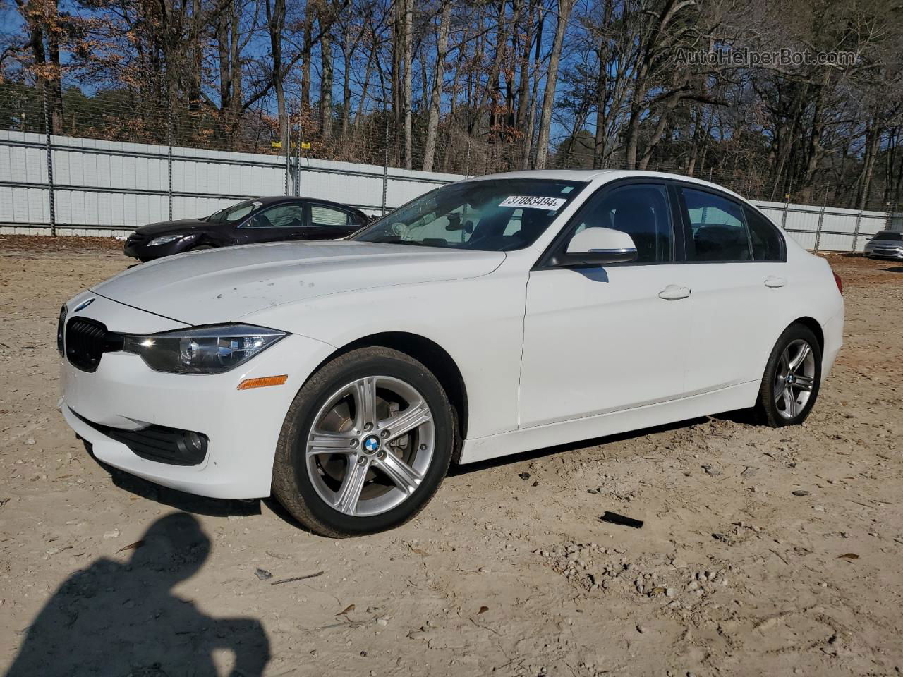 2015 Bmw 320 I Xdrive White vin: WBA3C3G55FNS73239