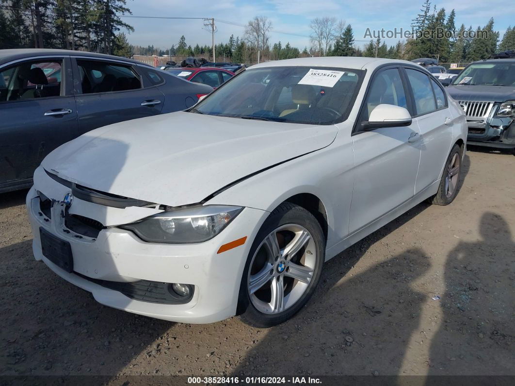 2015 Bmw 320i Xdrive White vin: WBA3C3G55FNT53530