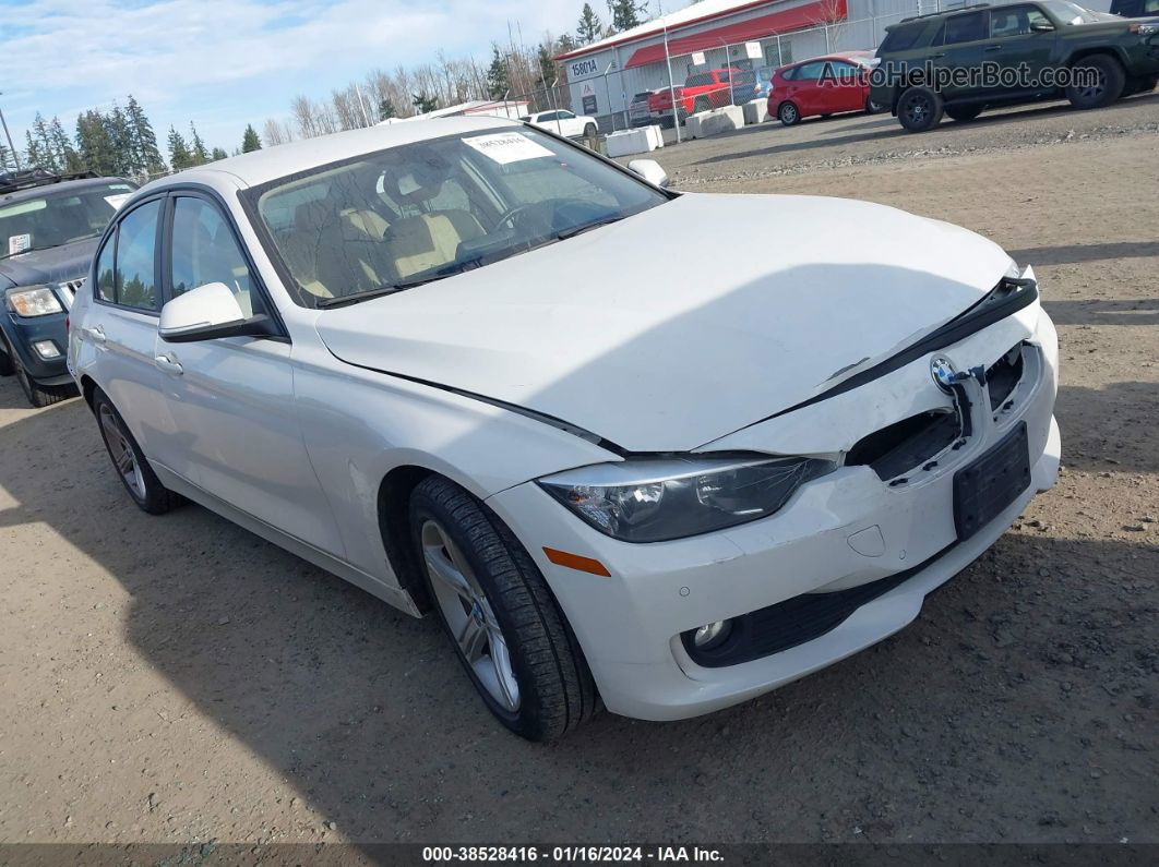 2015 Bmw 320i Xdrive White vin: WBA3C3G55FNT53530