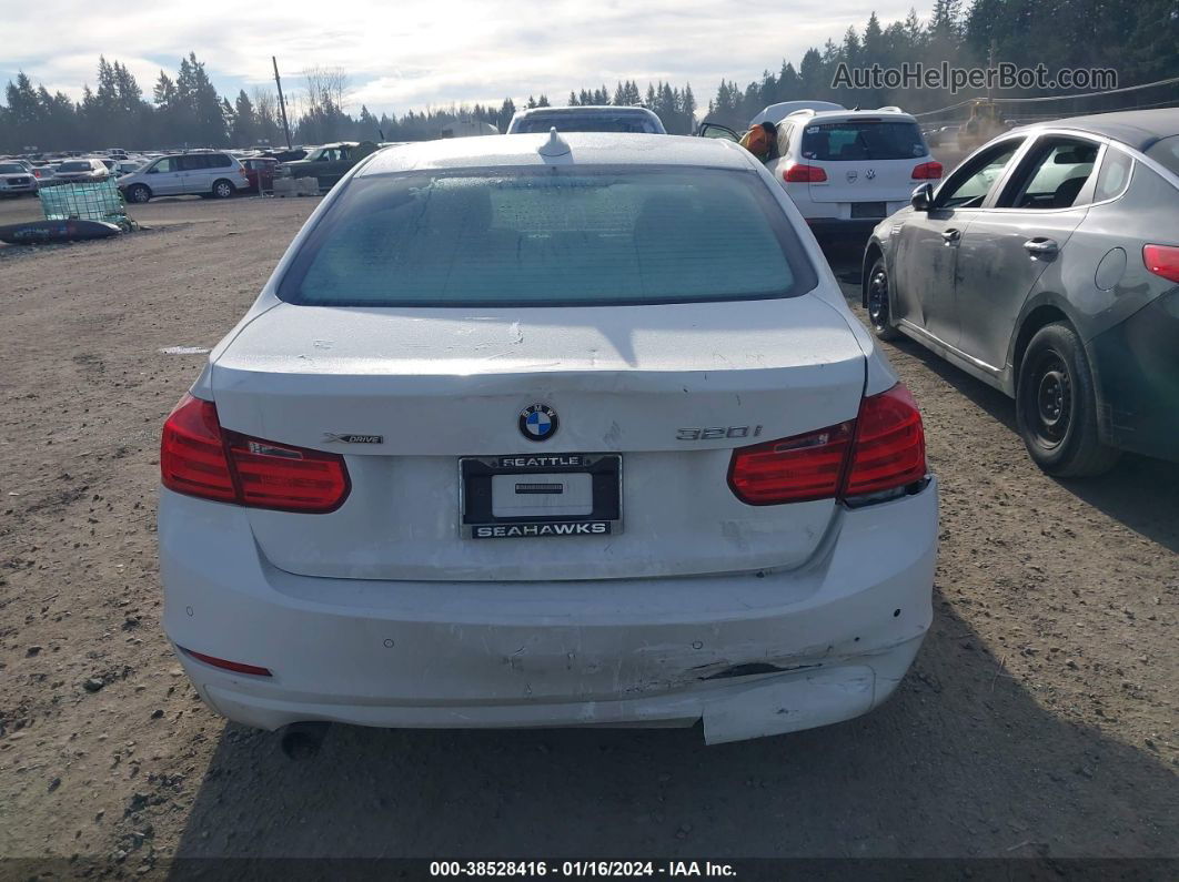 2015 Bmw 320i Xdrive White vin: WBA3C3G55FNT53530