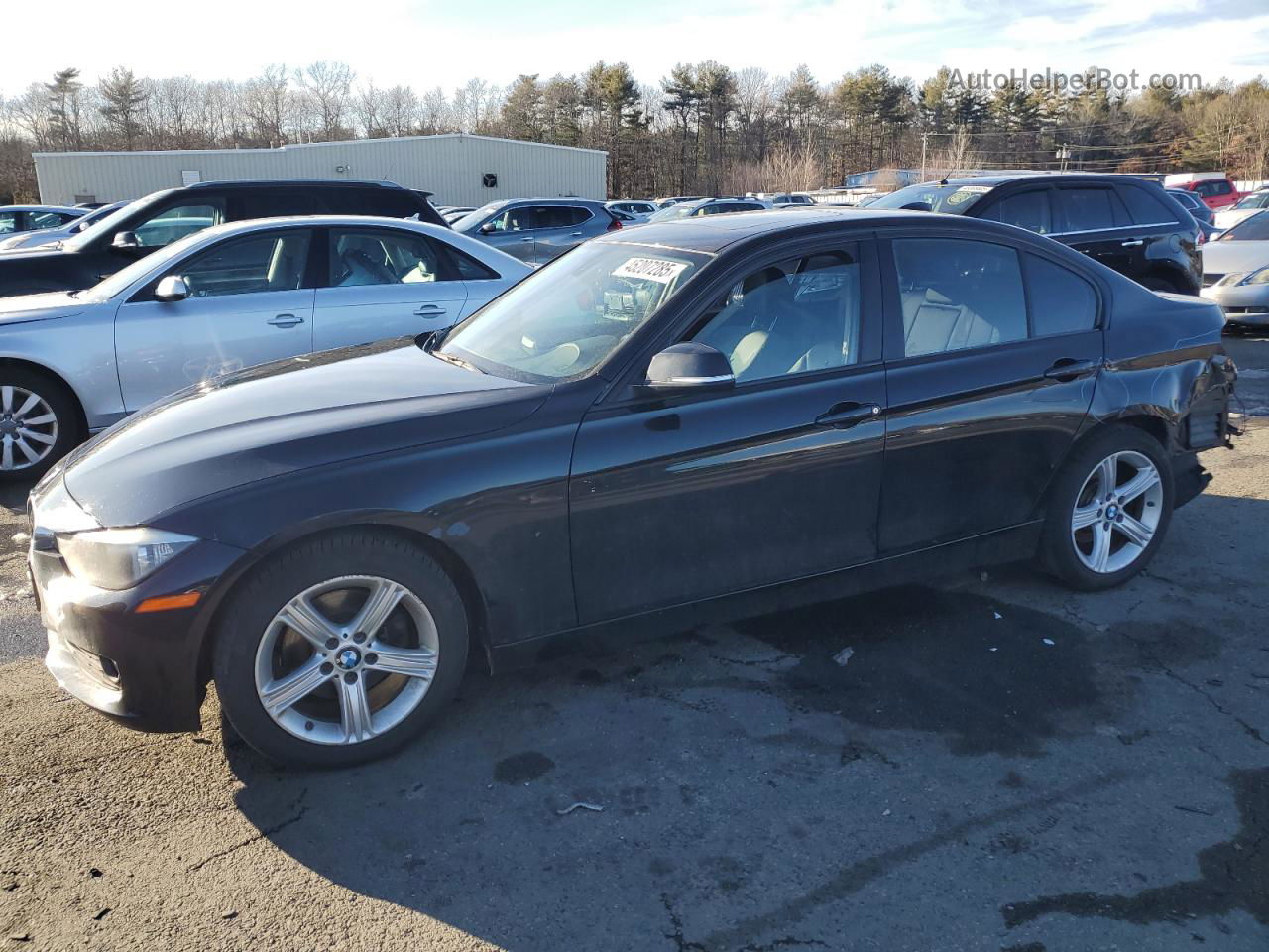 2014 Bmw 320 I Xdrive Black vin: WBA3C3G56ENR25039