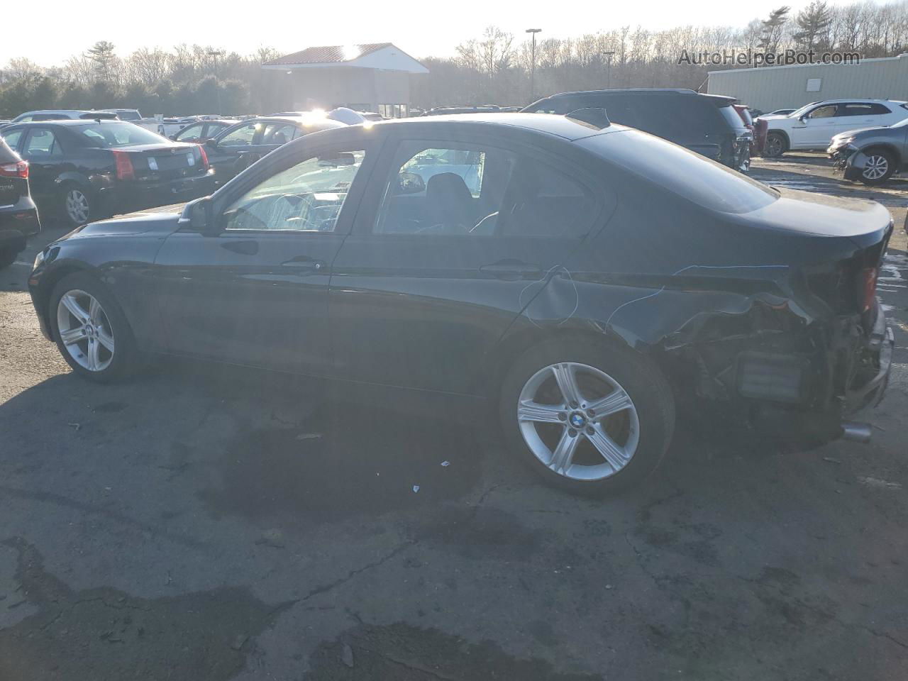 2014 Bmw 320 I Xdrive Black vin: WBA3C3G56ENR25039