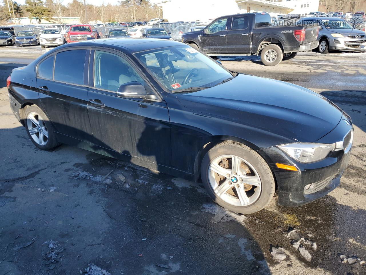 2014 Bmw 320 I Xdrive Black vin: WBA3C3G56ENR25039